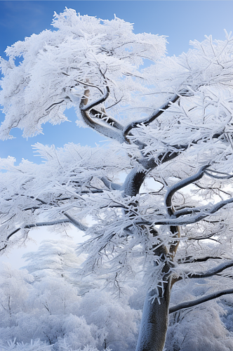 雪松风景景色数字艺术图片