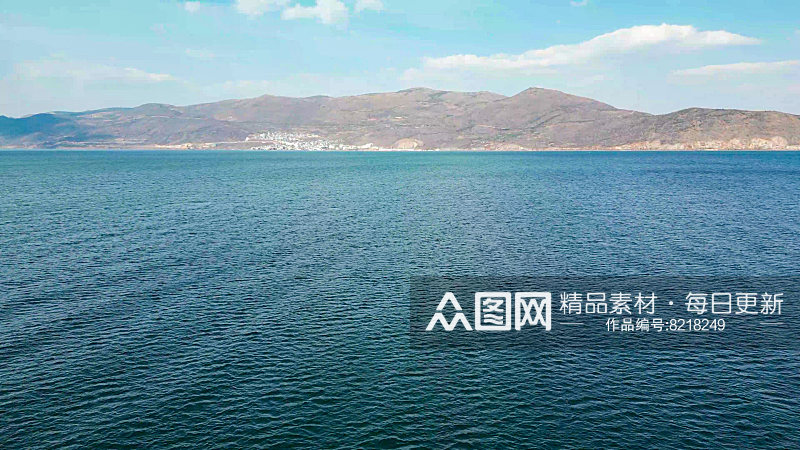 航拍云南大理洱海素材