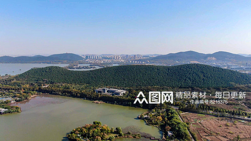 江苏徐州云龙湖5A景区素材