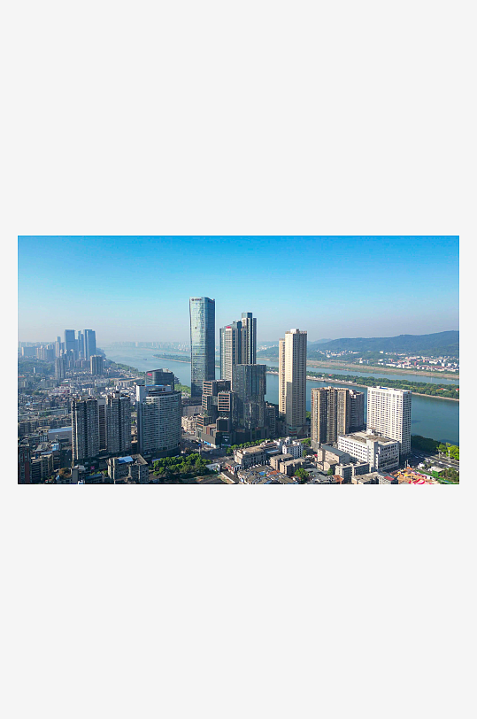 航拍湖南長(zhǎng)沙城市風(fēng)光長(zhǎng)沙地標(biāo)