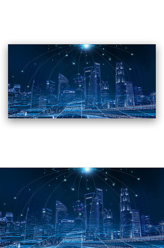 科技城市背景设计