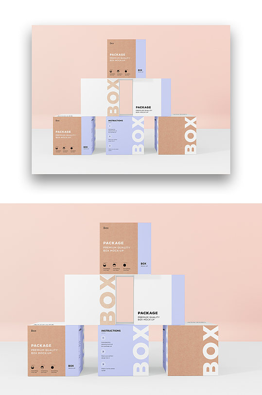 衣服包装礼盒包装样机图片-衣服包装礼盒包装样机设计素材-衣服包装