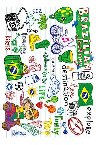 世界杯足球比赛元素设计