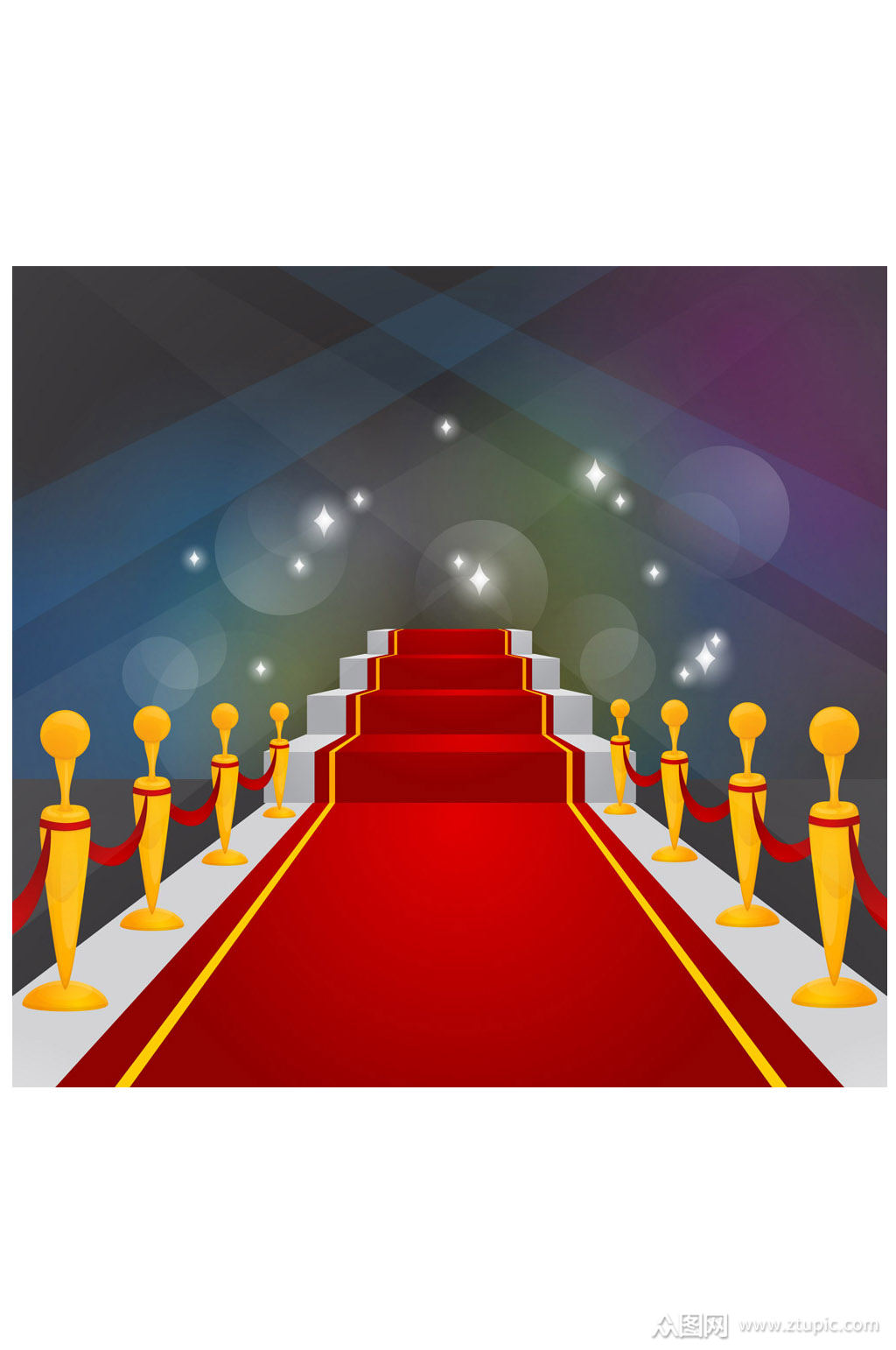 精美庆典红毯设计矢量素材