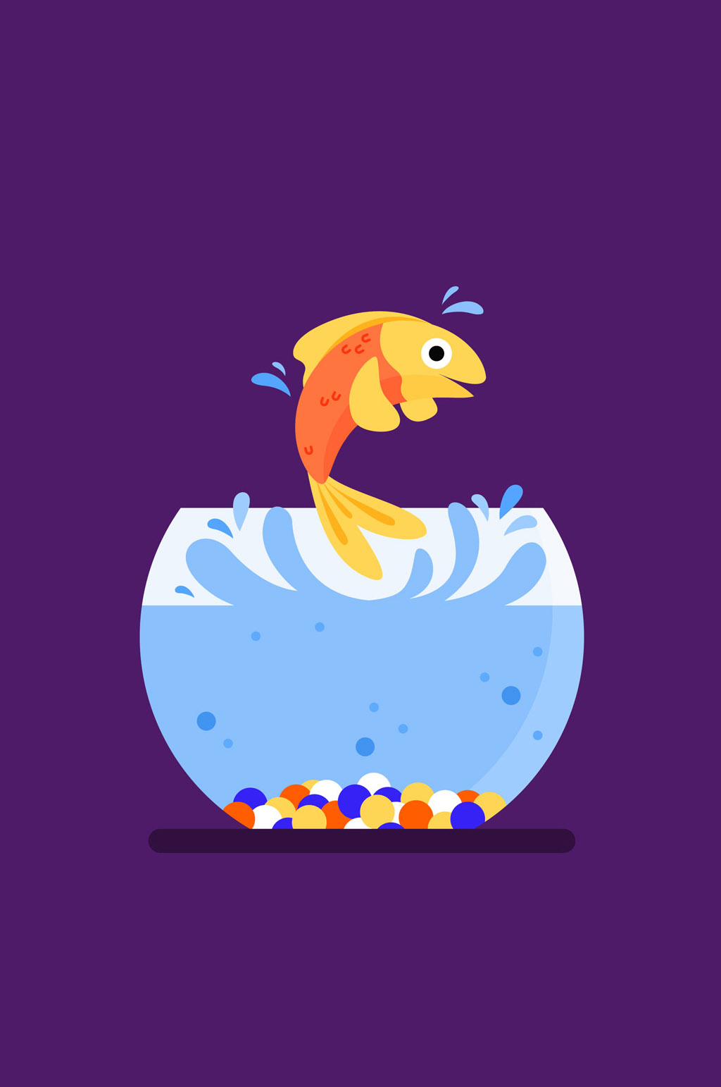 小金鱼动画图片