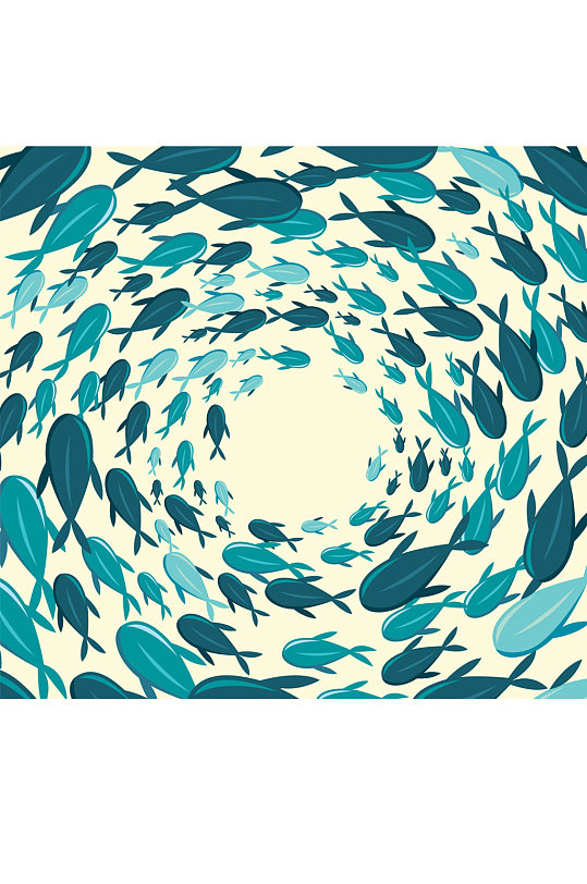 创意海洋元素标志矢量素材