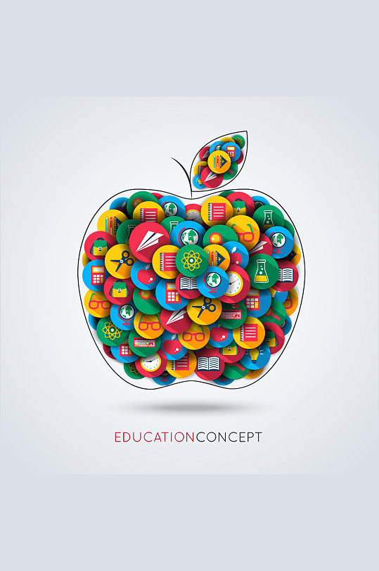 创意苹果图标图片-创意苹果图标设计素材-创意苹果图标模板下载