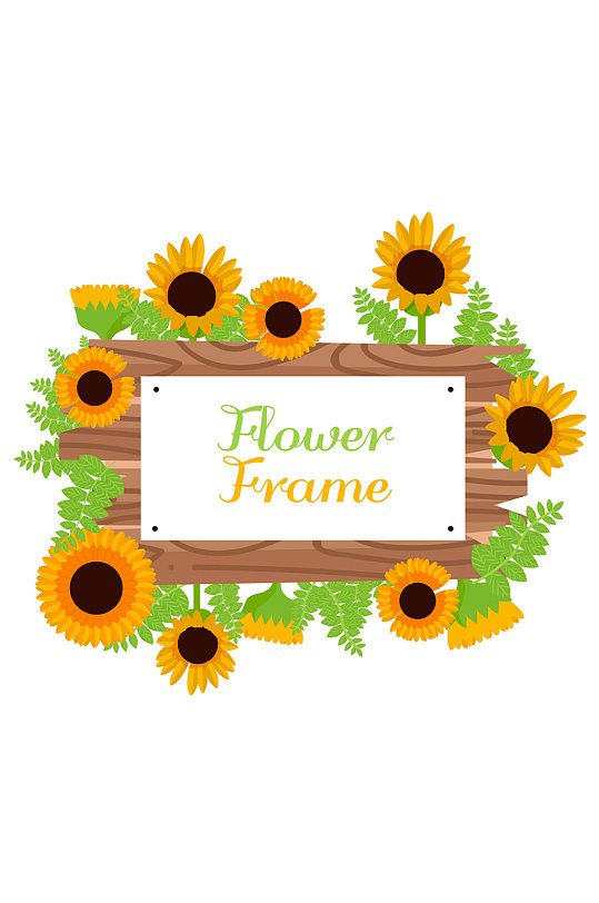 精美告示牌文字矢量素材