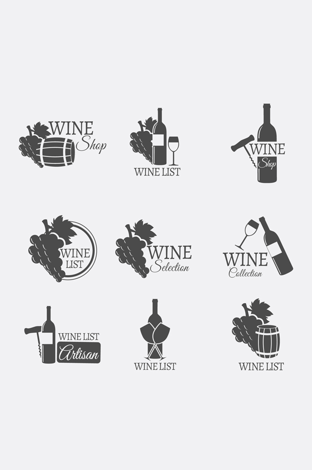 葡萄酒商标图片大全图片