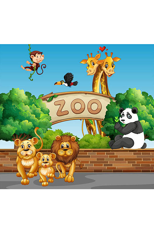 动物园里的动物图片-众图网