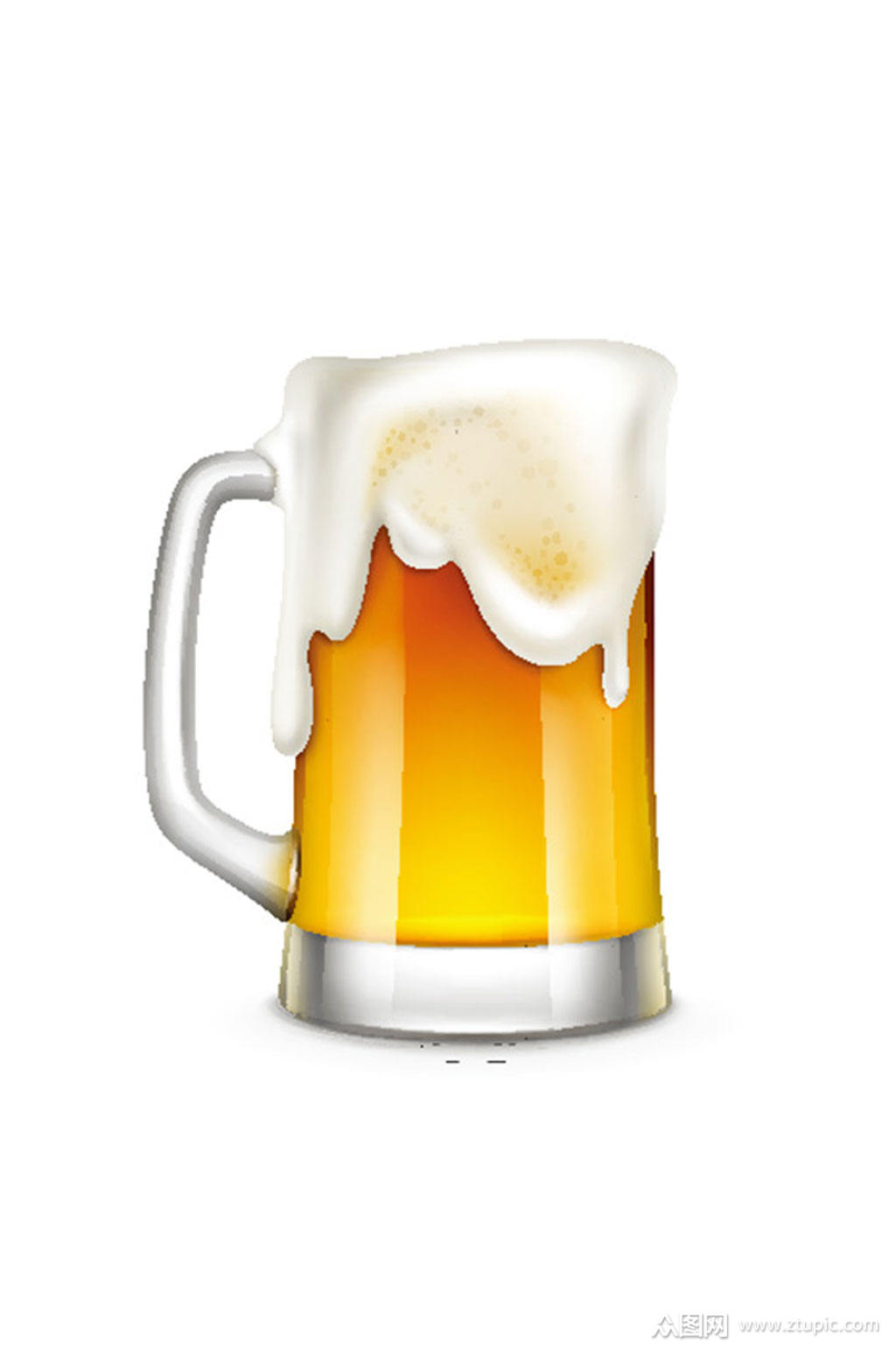 >精美光感时尚啤酒背景设计元素素材矢量