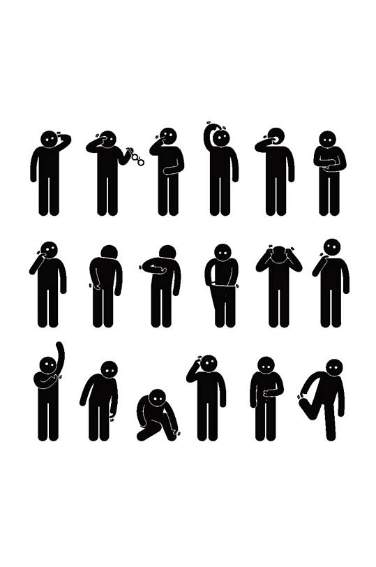 人黑白图片-人黑白素材下载-众图网