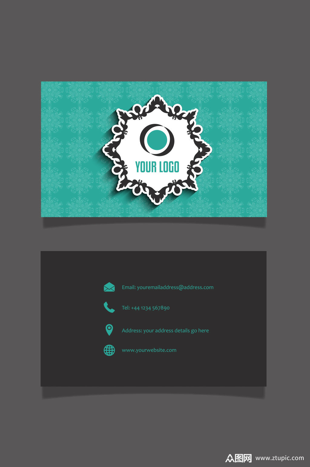 精品简洁商务名片设计