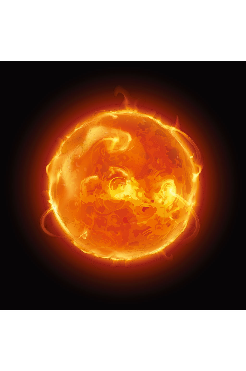 精美彩色时尚太阳设计元素素材矢量素材
