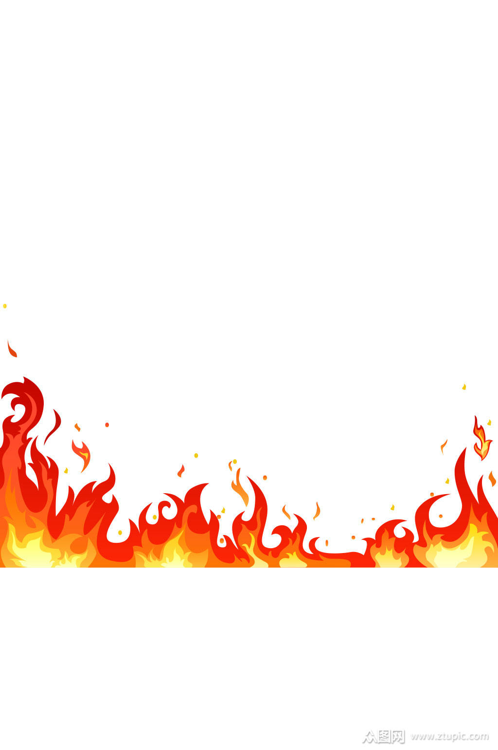 精美火焰背景矢量素材