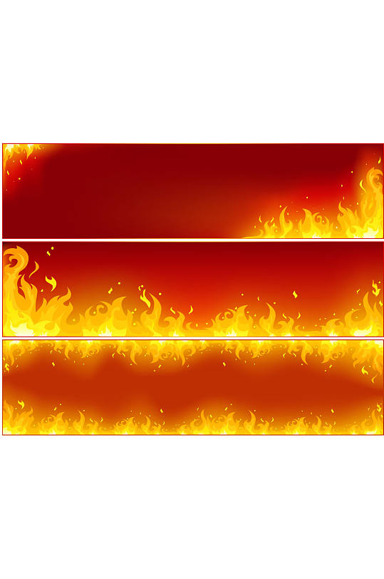 精美火焰外焰背景矢量素材