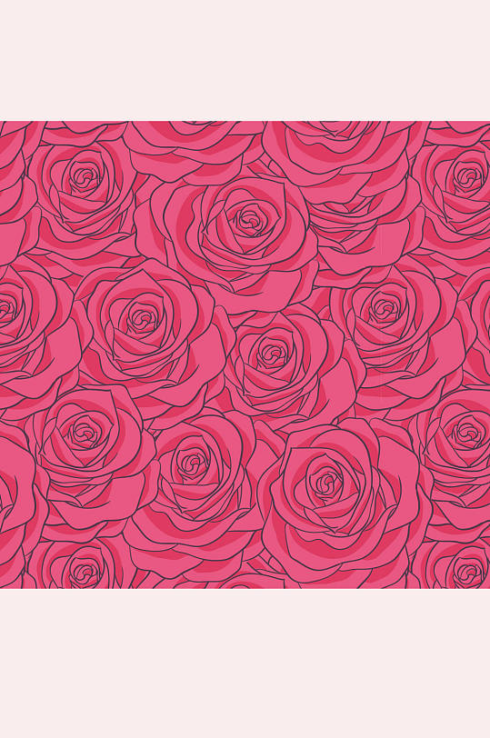 玫瑰背景矢量图图片-玫瑰背景矢量图设计素材-玫瑰背景矢量图模板下载