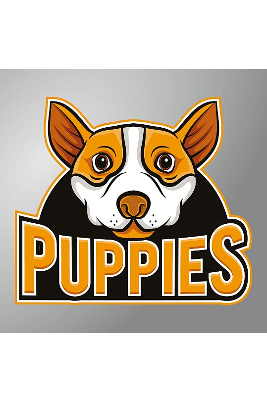 宠物小狗头像标志矢量图立即下载蝴蝶兰蝴蝶造型牌立即下载卡通失量图