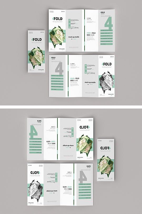 画册印刷宣传册邀请函名片贺卡折页样机-众图网