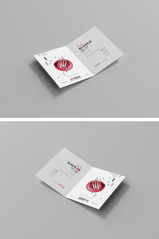 宣传册邀请函贺卡画册海报折页样机-众图网