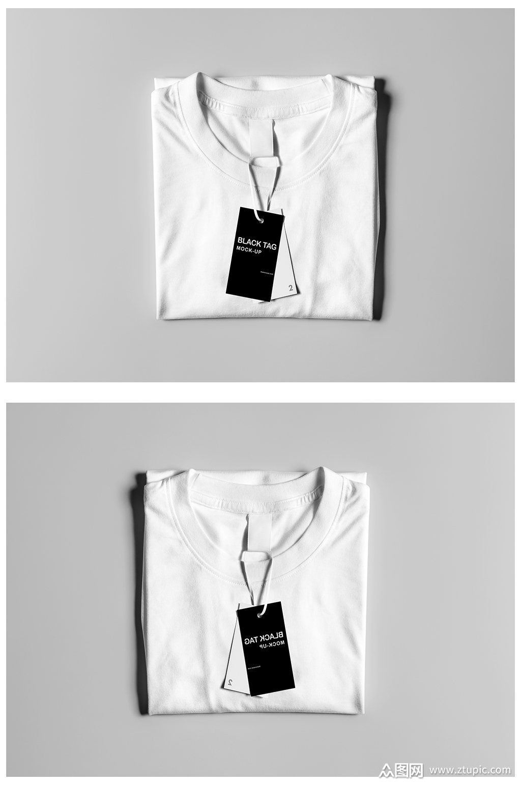 折叠衣服衬衫t恤样机