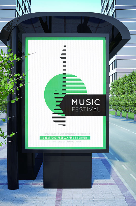 音乐文化音乐乐器海报