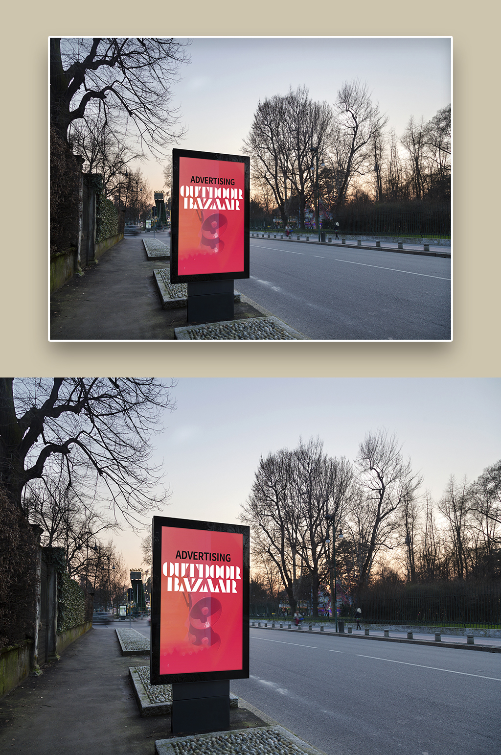 公路牌户外广告牌样机模板下载-编号2461311-众图网