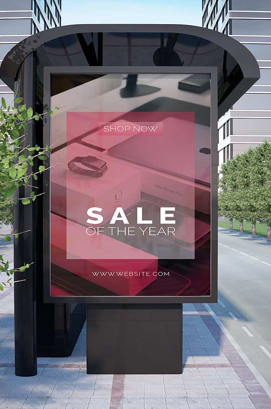 手表平板商场促销海报-众图网