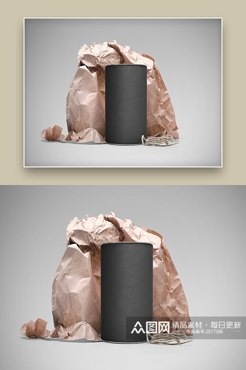 高档茶叶品牌包装盒袋罐瓶样机素材