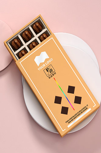 巧克力礼盒包装样机