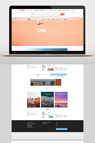 创意网页首页网页设计网页模板网页界面网页