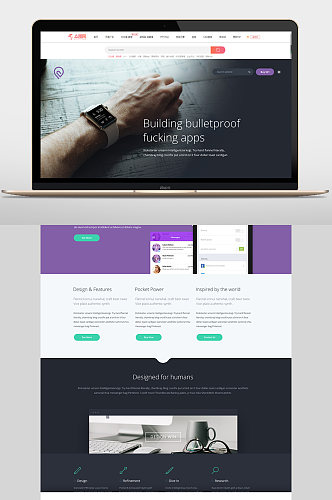 品牌手表网页首页网页设计网页模板网页