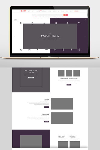 创意网页首页网页设计网页界面网页