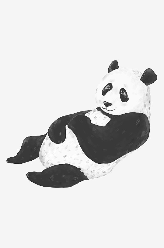 卡通熊猫形象素材