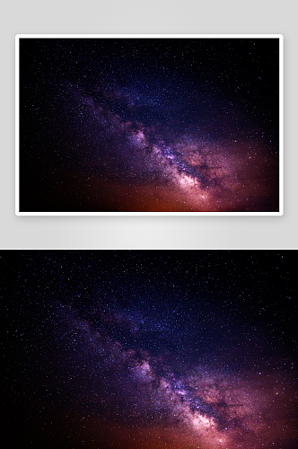 夜晚天空星空极光宇宙图片