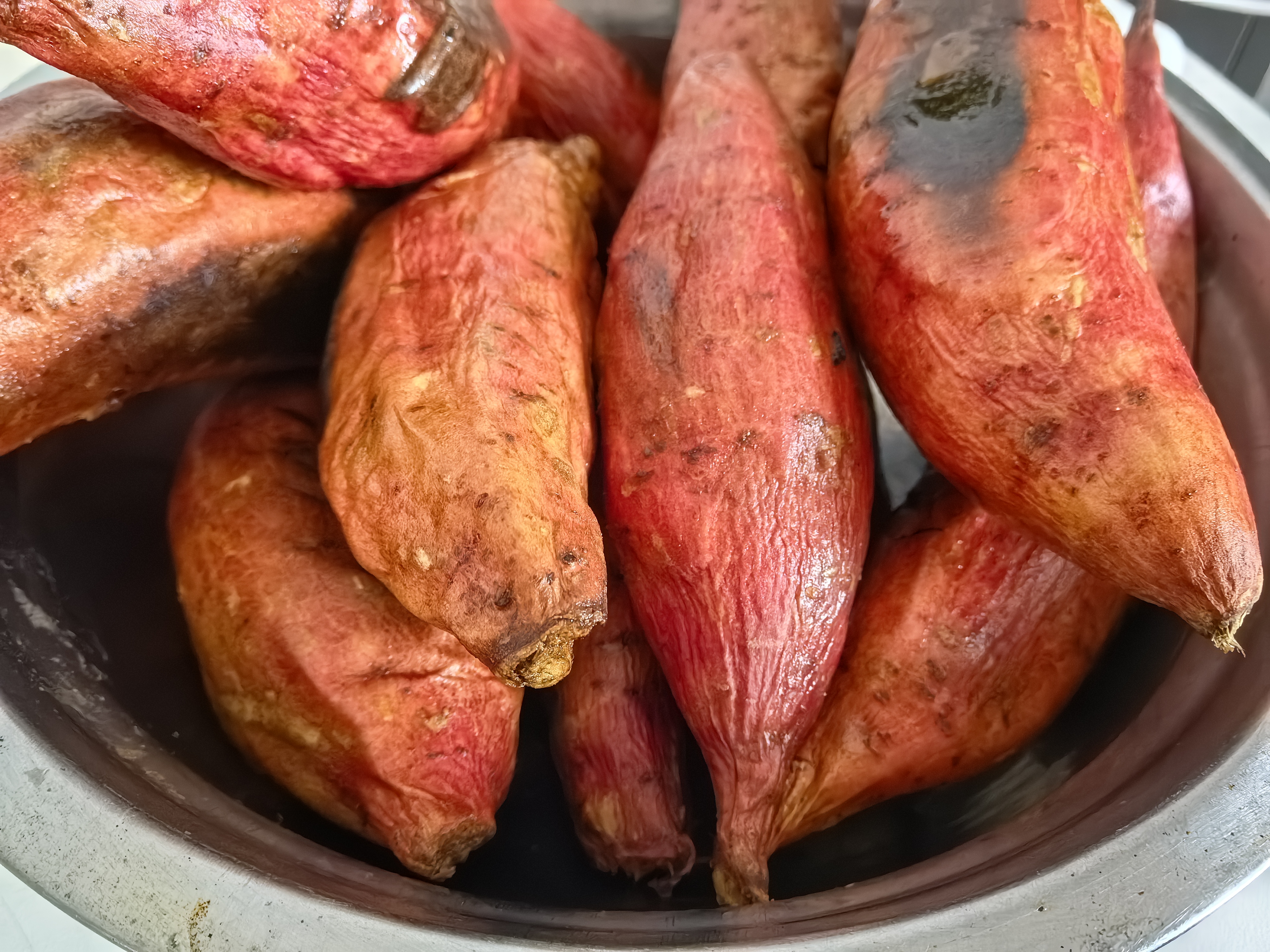 粗粮美味食物烤红薯素材