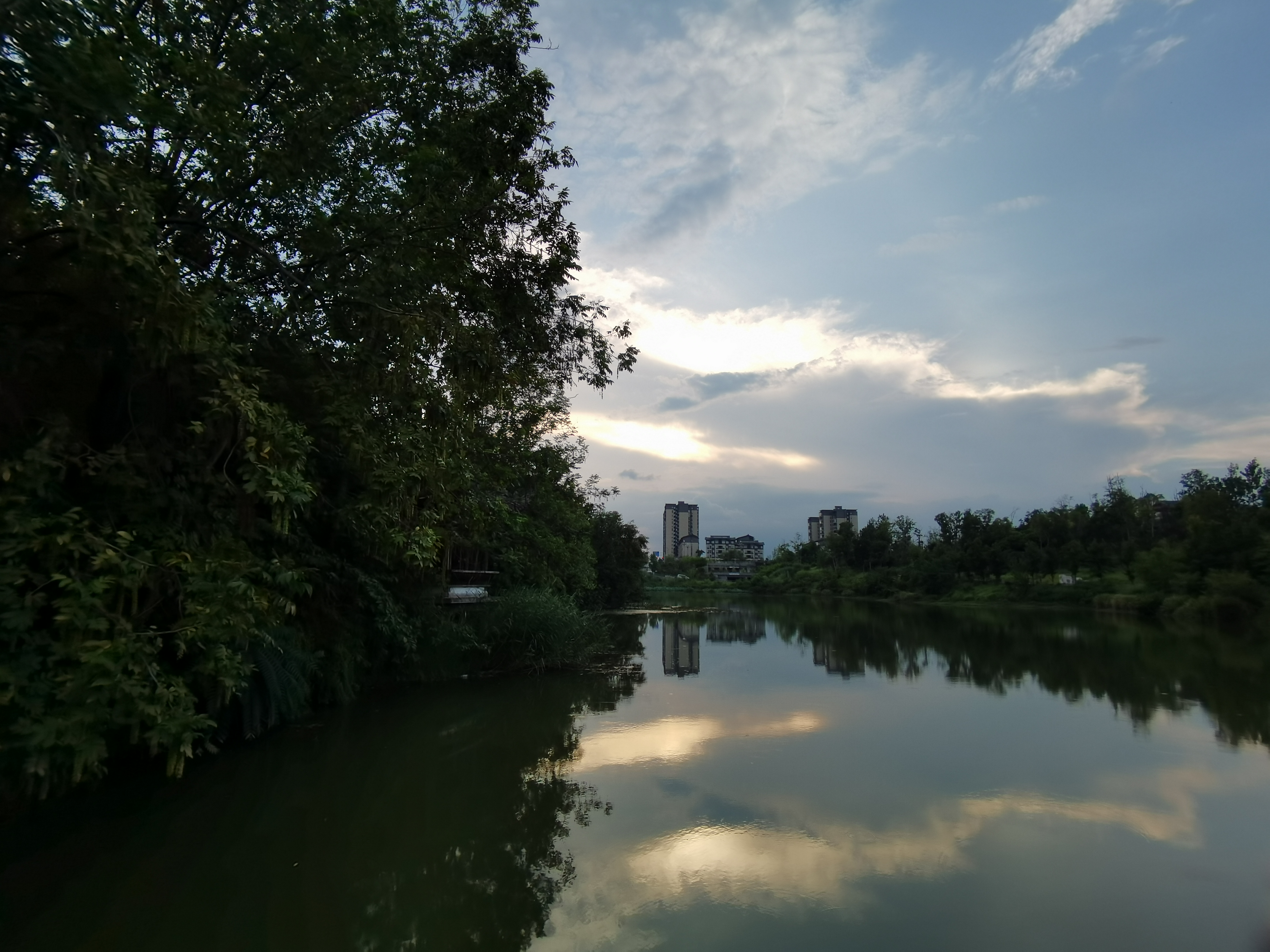 湖景河景自然风光素材
