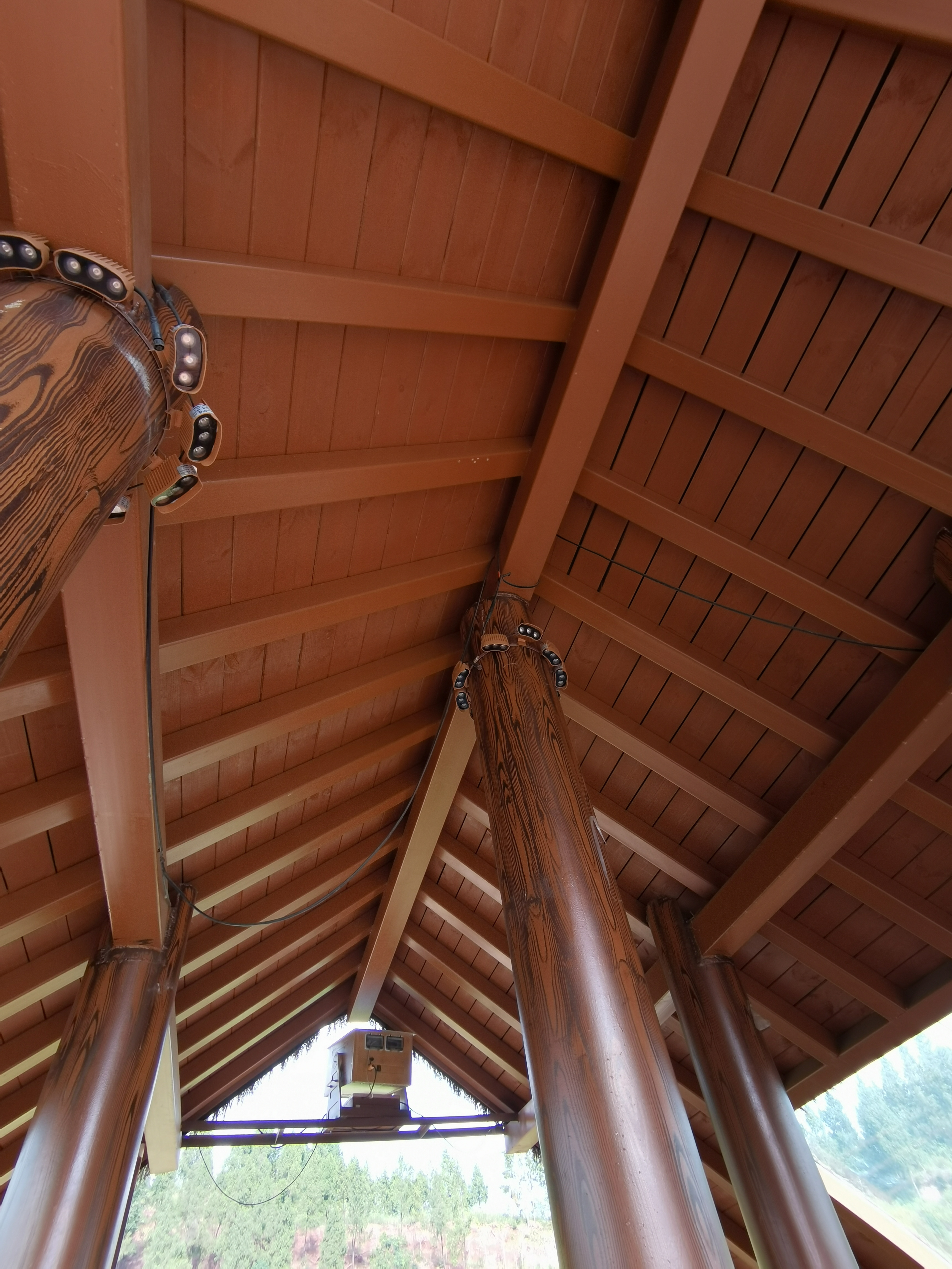 乡村中式建筑细节展示素材