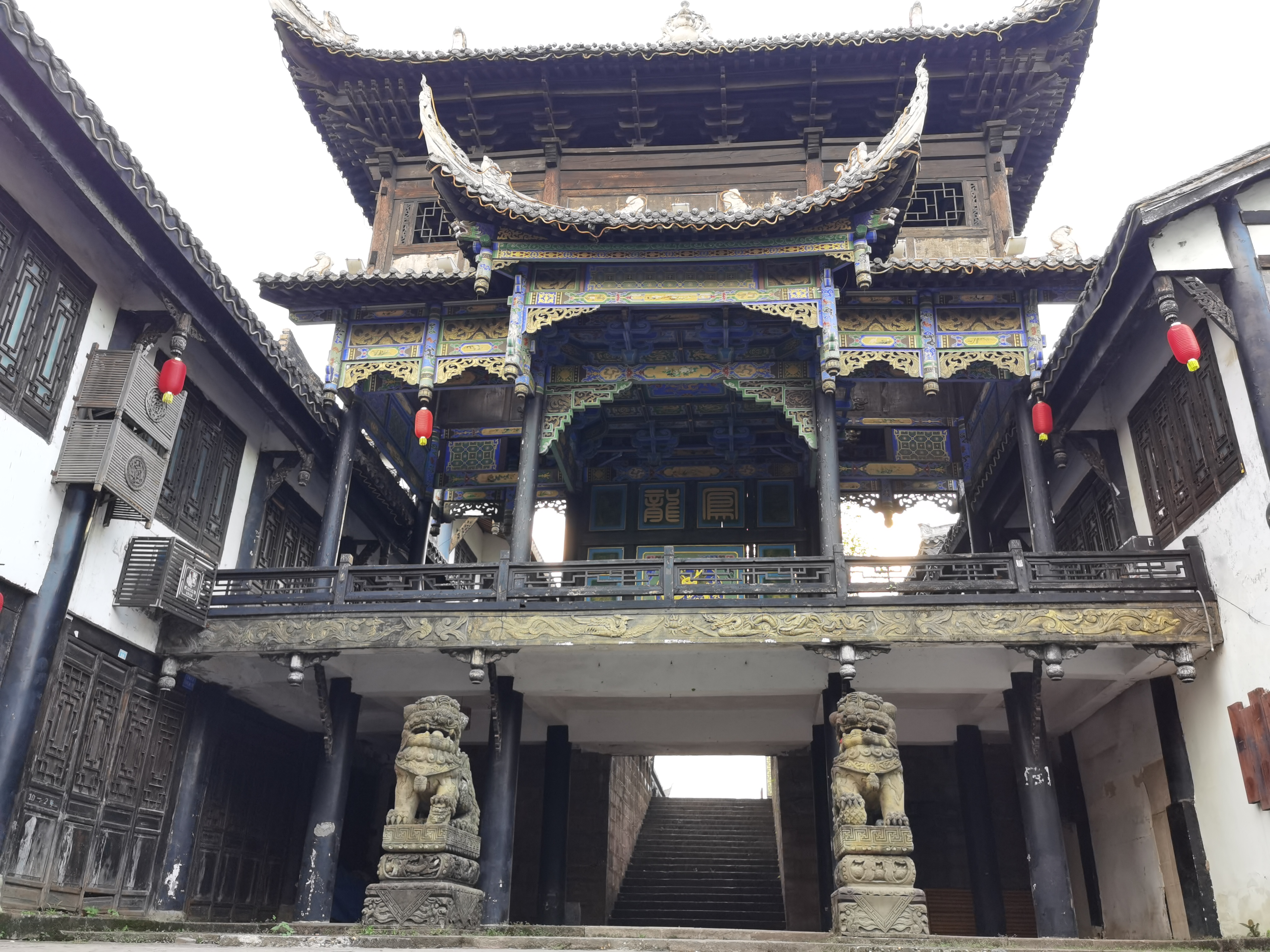 中式风格建筑摄影素材