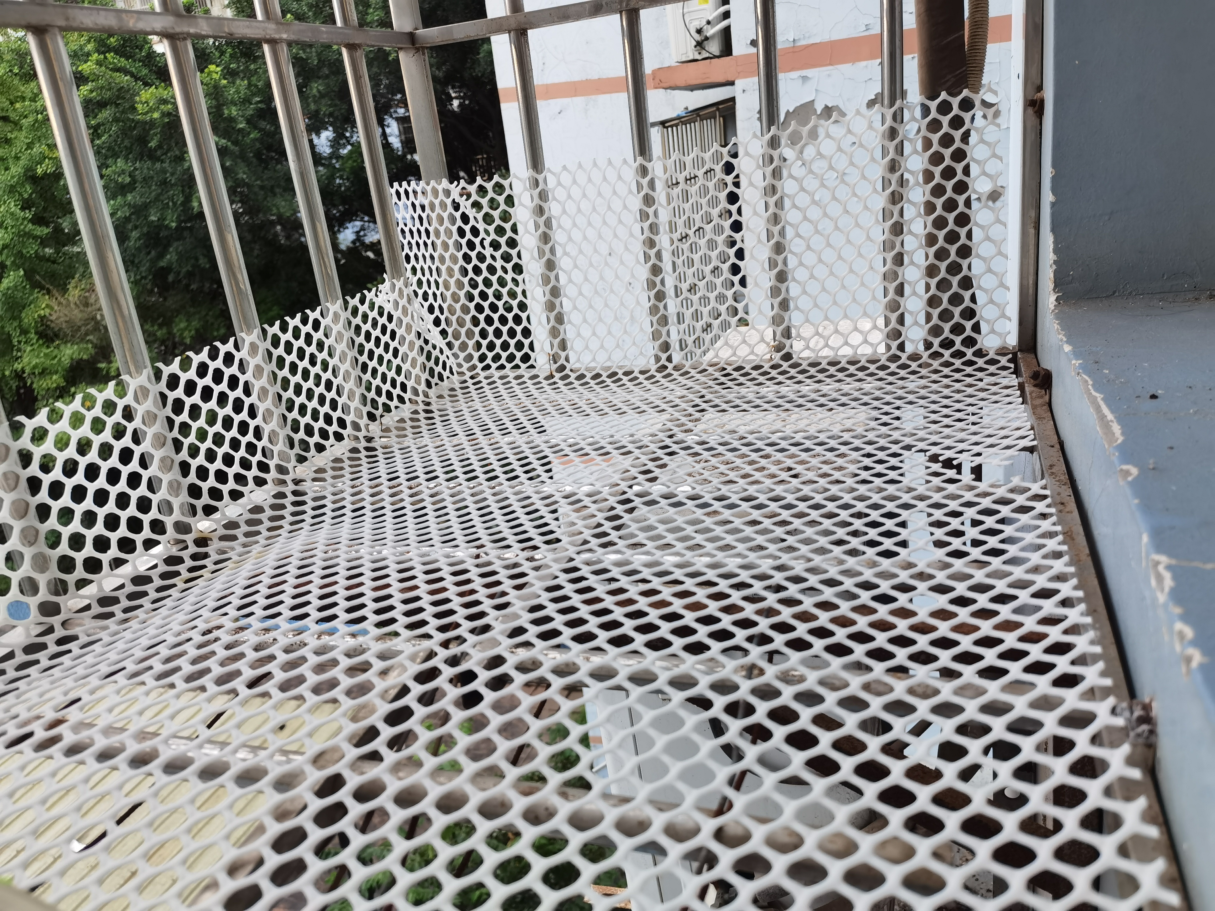 安全设施防护栏拍摄素材