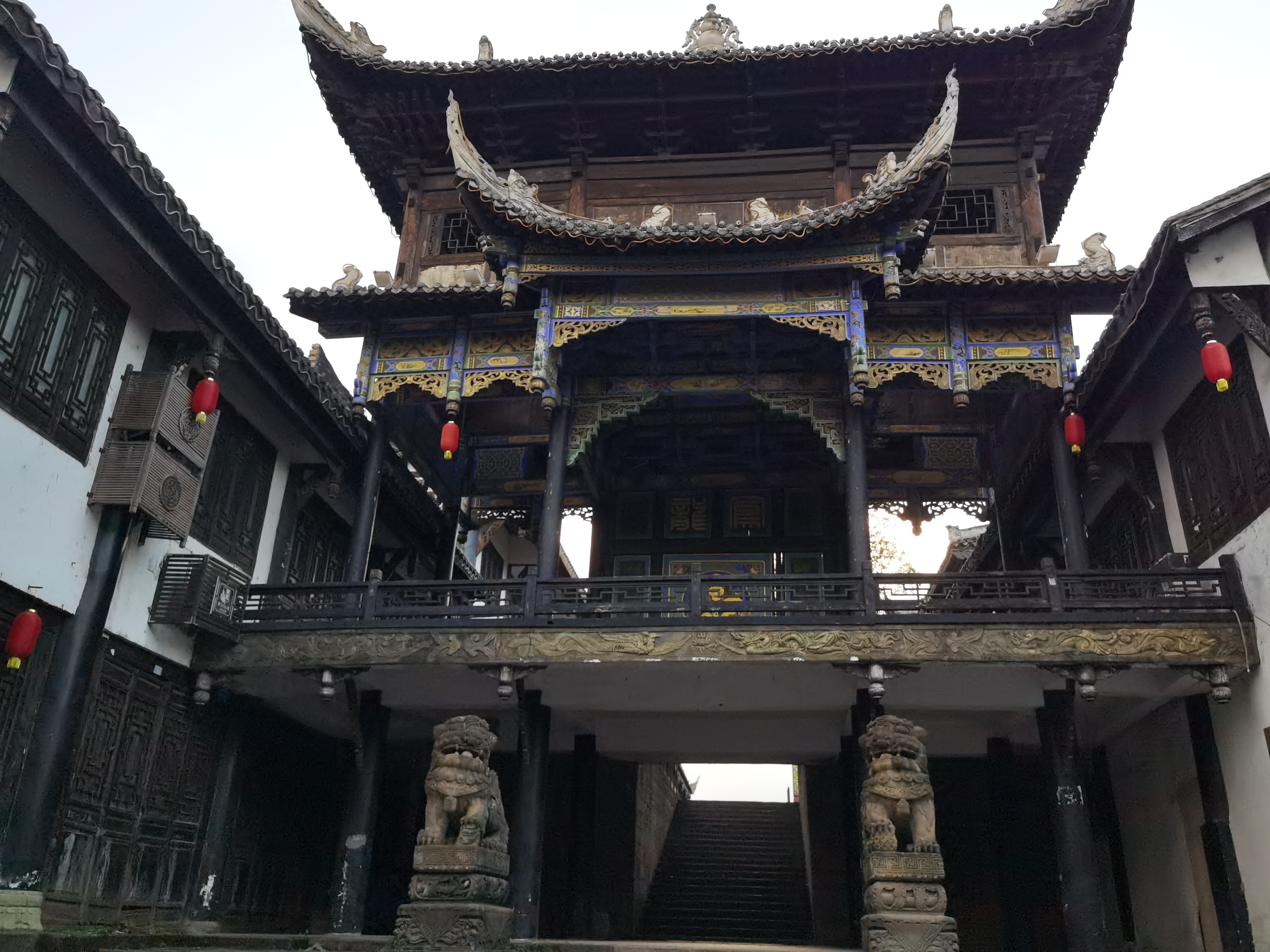 传统中式楼阁建筑素材