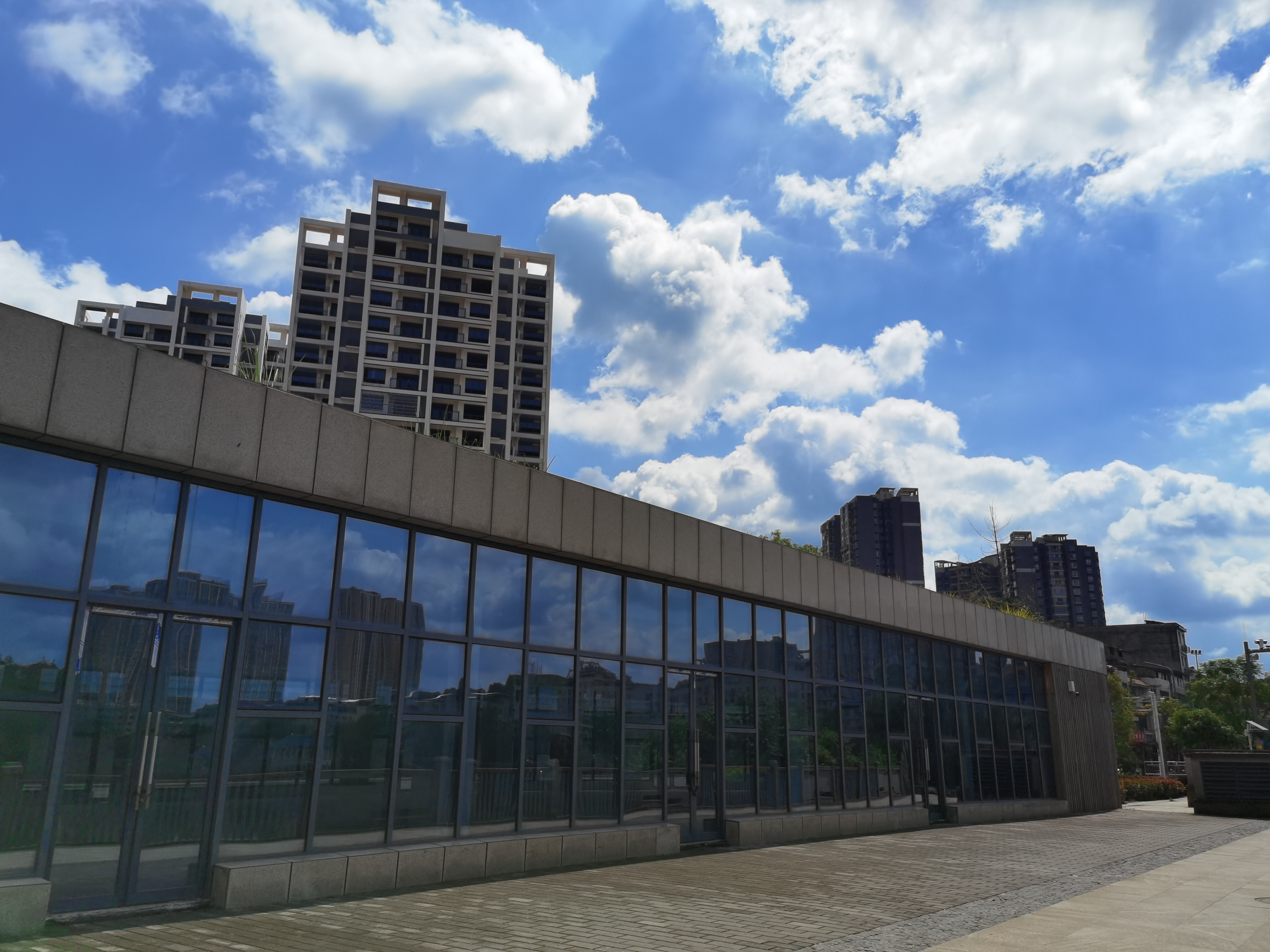 城市风光户外休闲场所素材