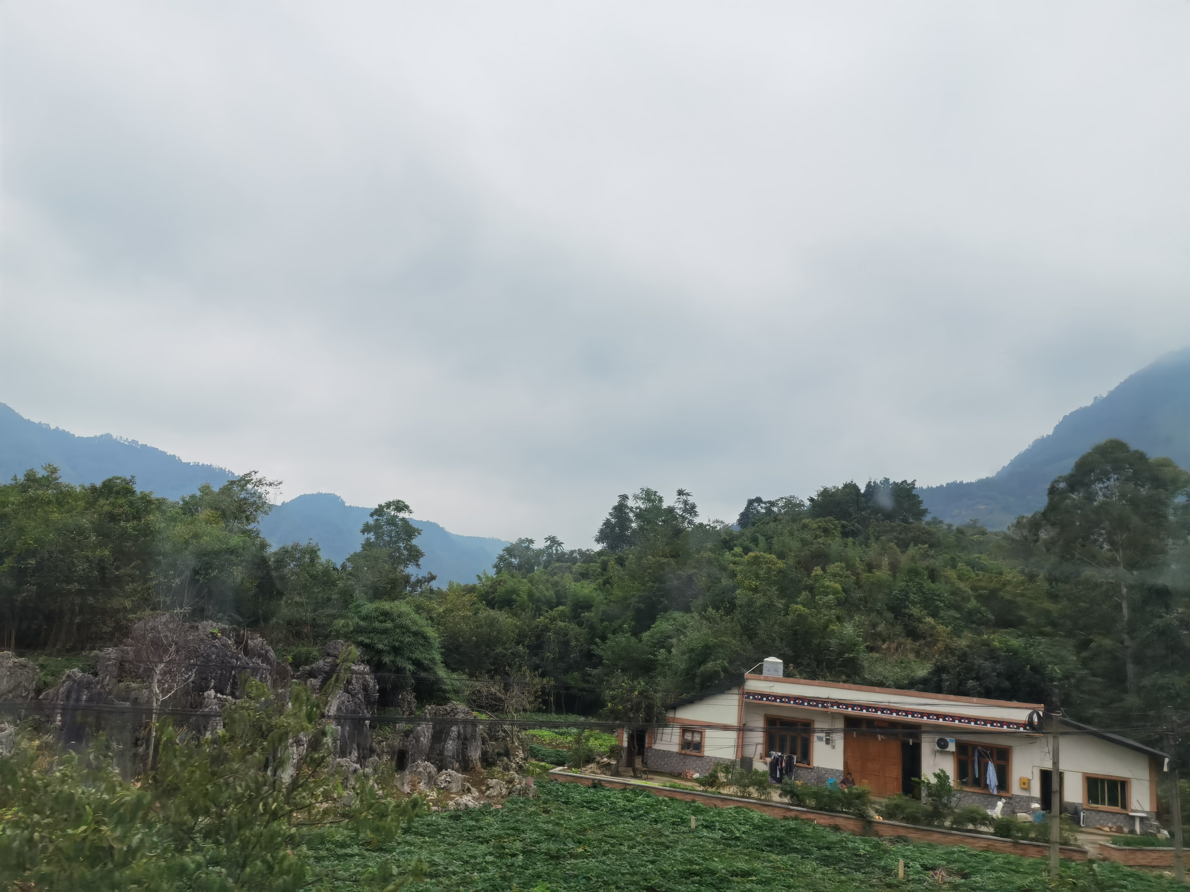 乡村房屋乡村风光素材
