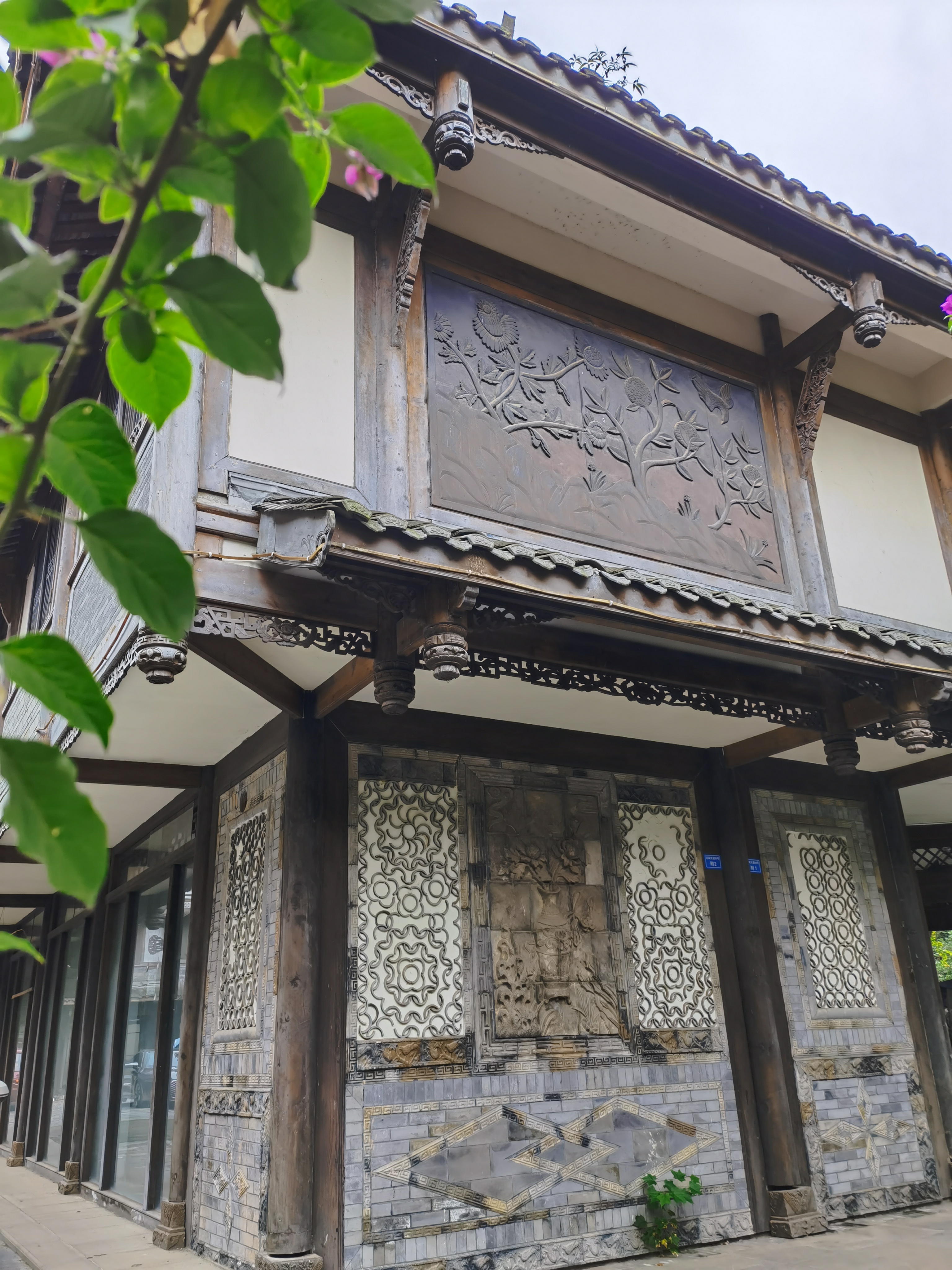 古镇古建外观拍摄素材