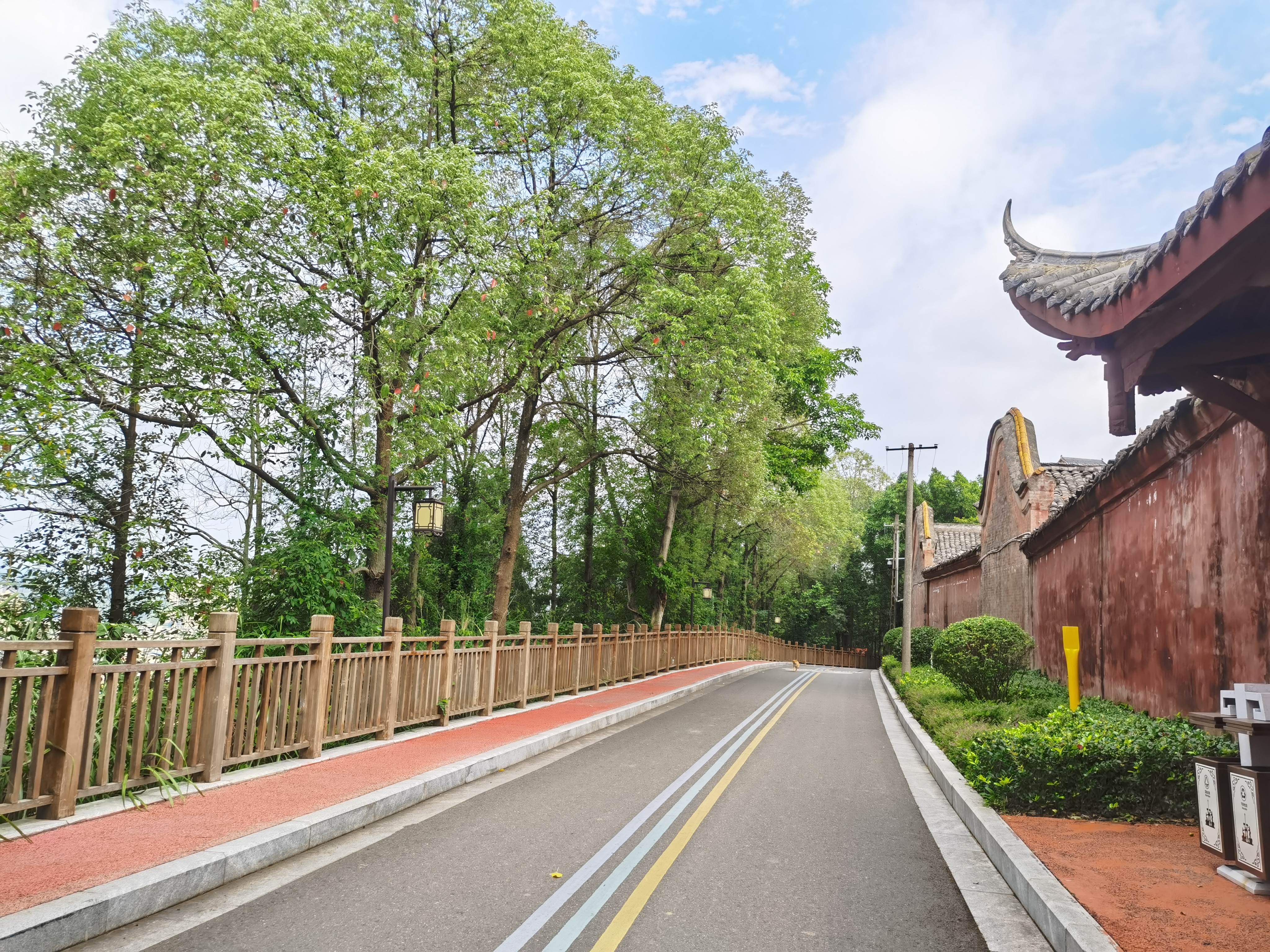 古朴的中式建筑一角素材