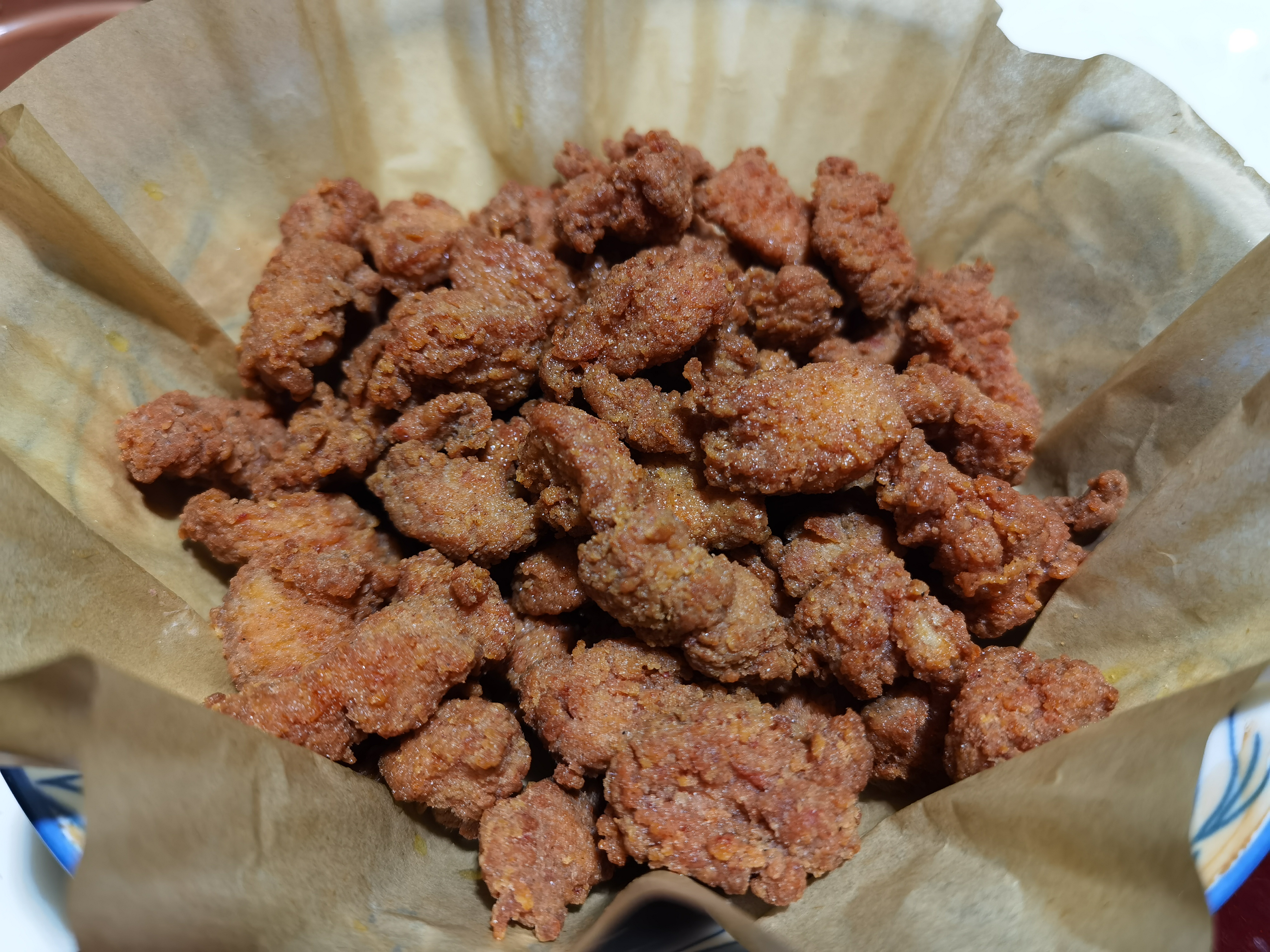 美味香酥炸鸡米花素材