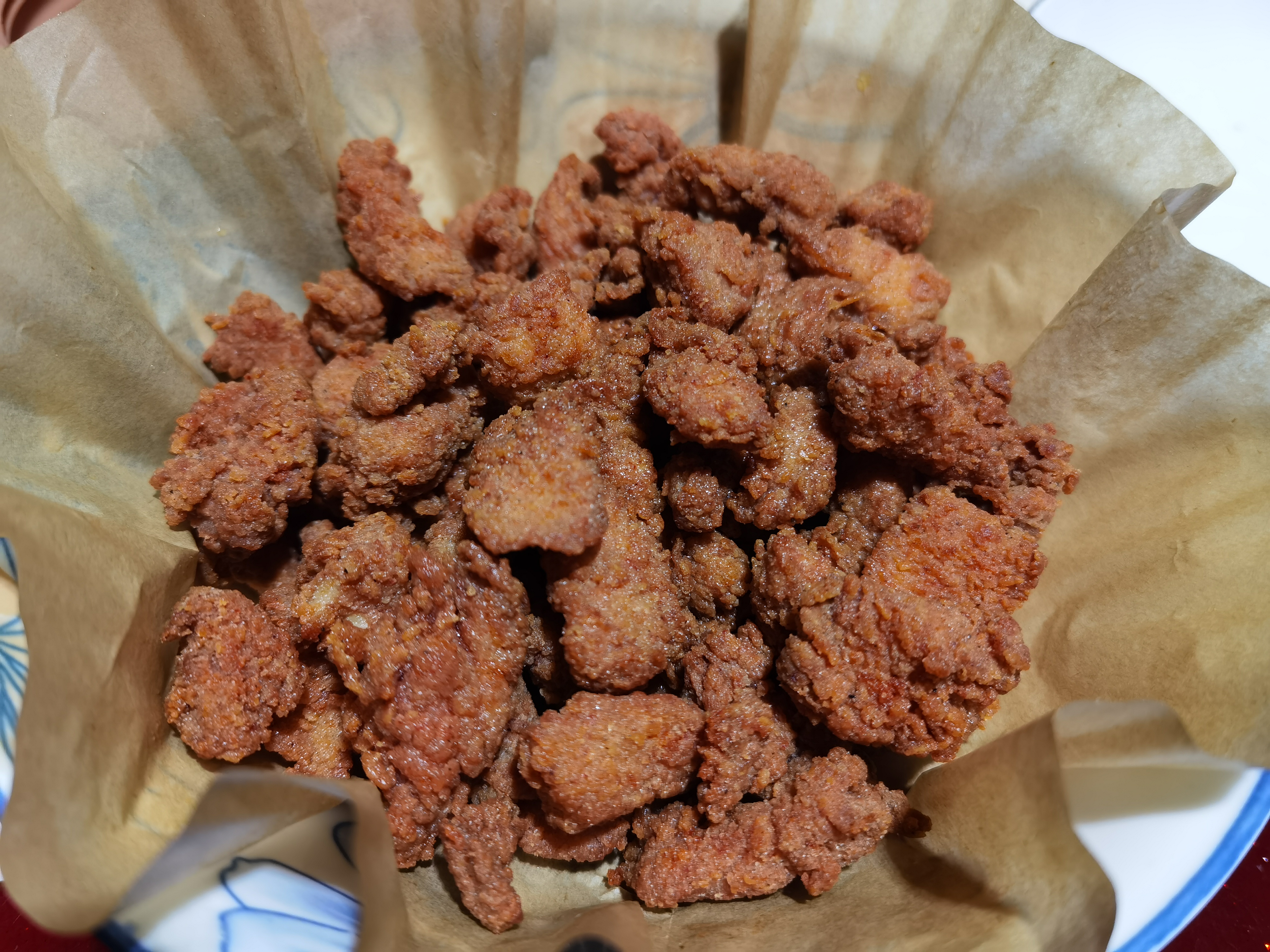 营养美味的炸鸡块素材