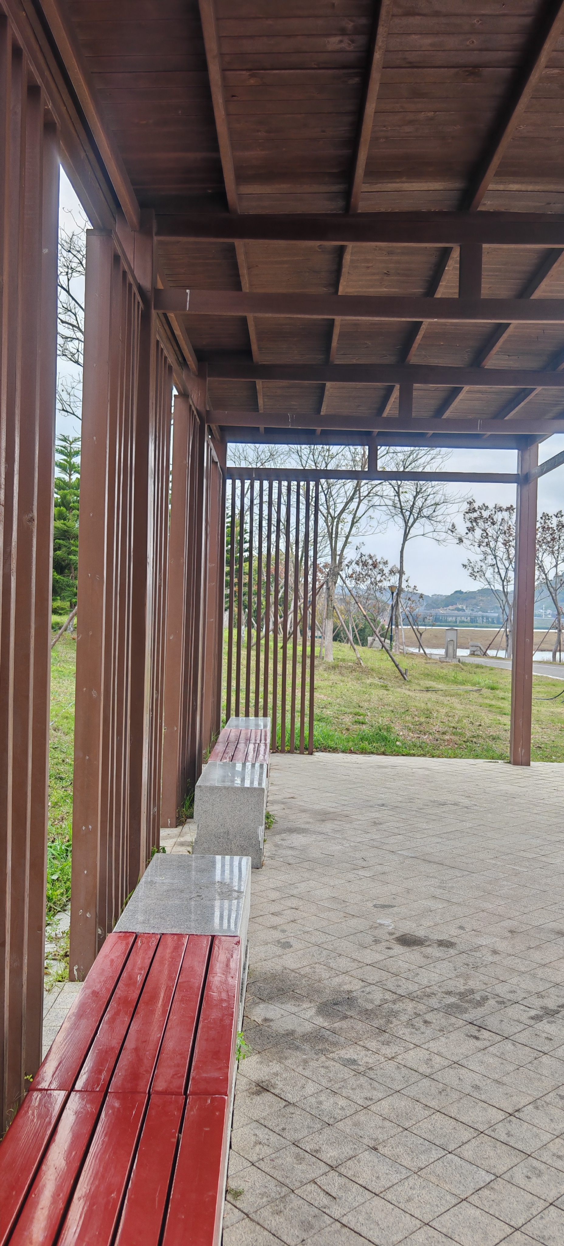 城市户外休闲长廊素材