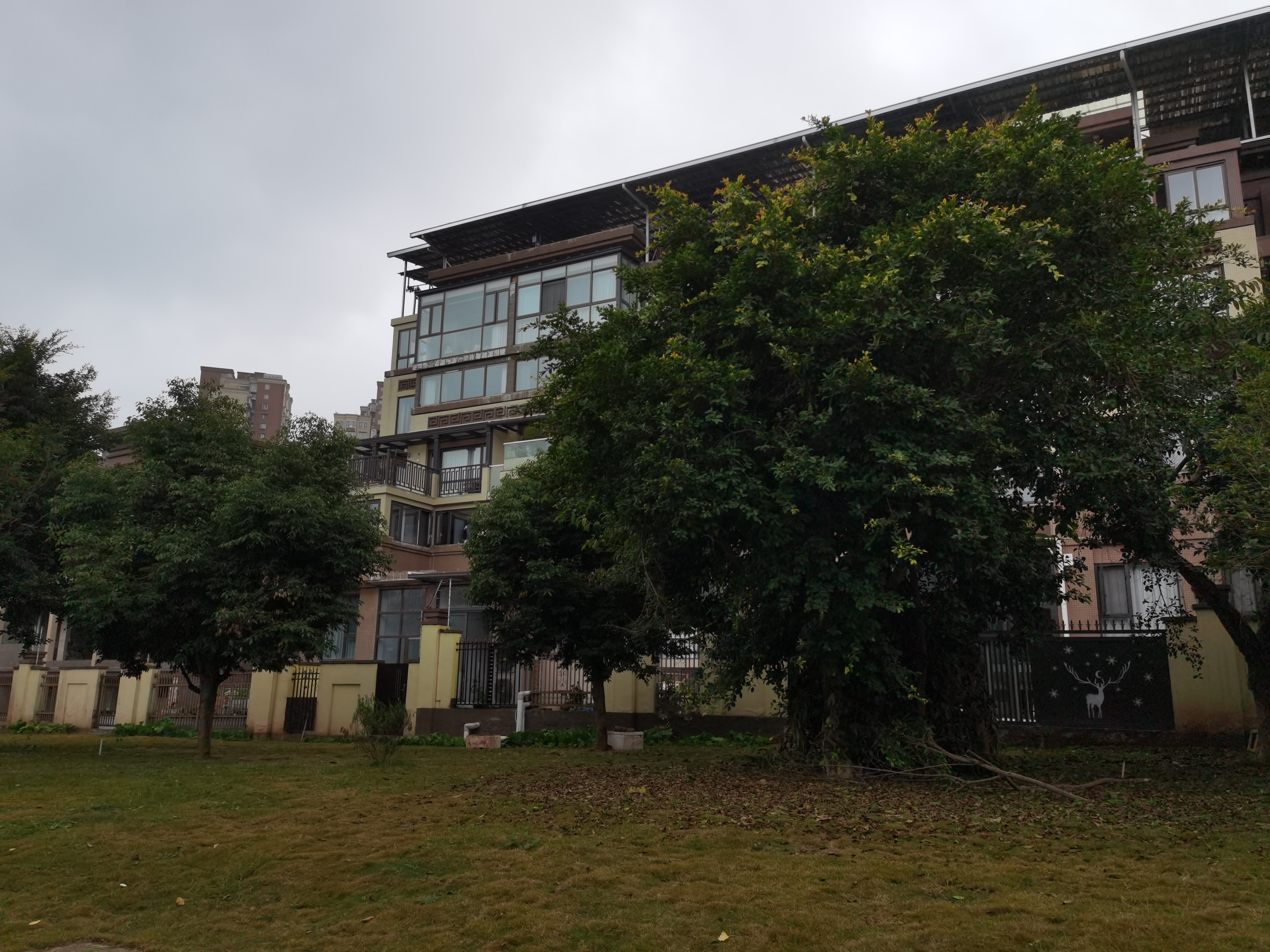 小区建筑与周边环境素材