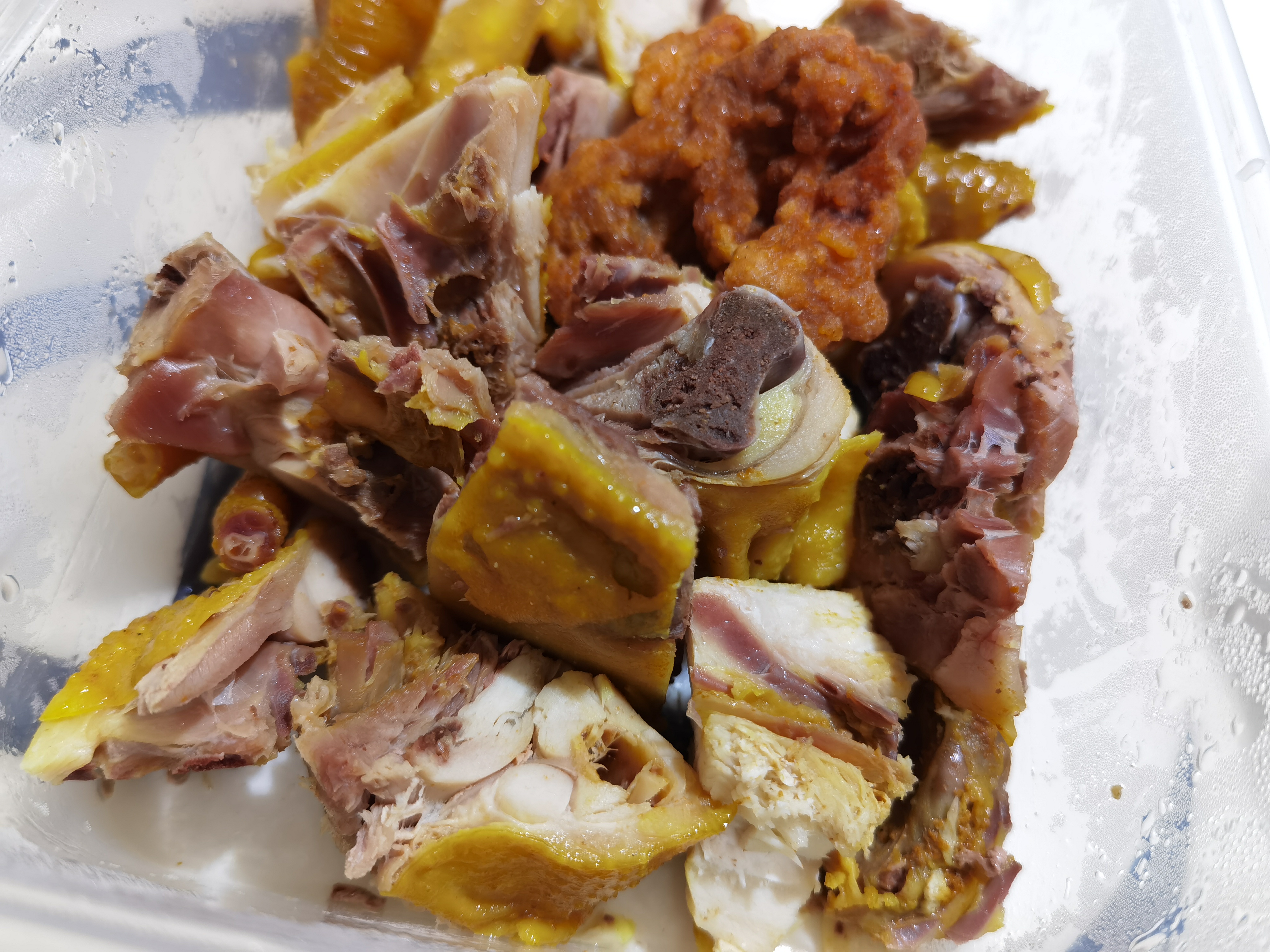 美味营养凉拌鸡肉素材
